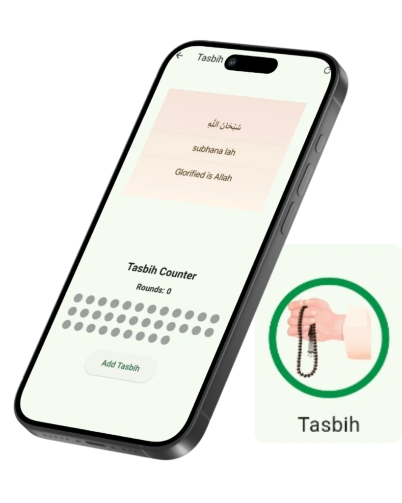 Tasbih Counter with Dua Collection