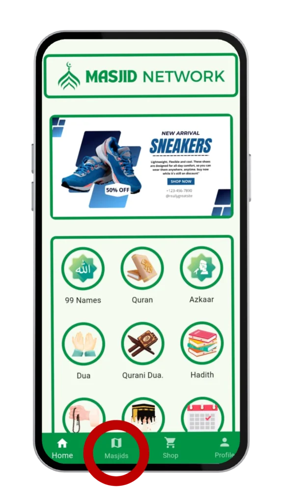 Bottom navigation bar